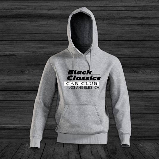 Black Classics Long Sleeve Pullover Hoodie