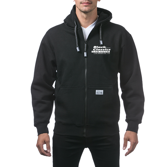 Black Classics  Zip Up Hoodie