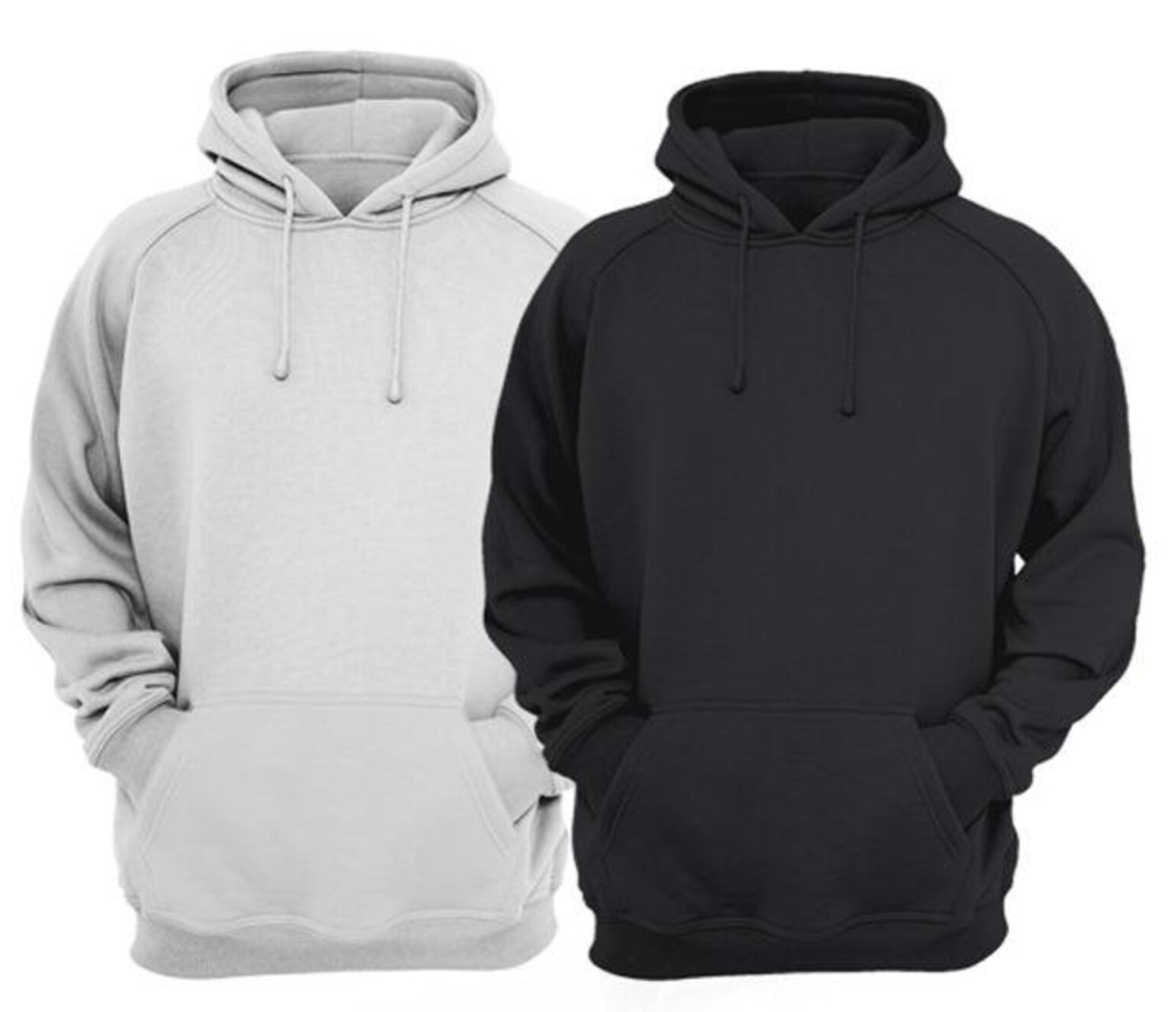 Black Classics Long Sleeve Pullover Hoodie